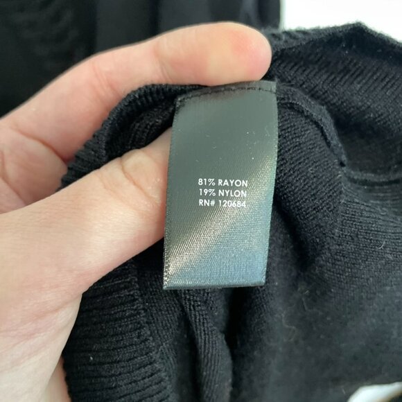 TORRID 4 Plus Size Lattice Knit Sweater Solid Black Lace Up Rayon Pullover sz 4X - Picture 11 of 16